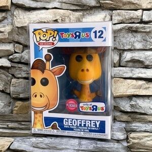2018 Funko Pop Geoffrey Ad Icons #12 Flocked Toys R Us TRU Exclusive Protector